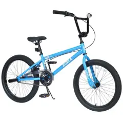 NAYSAYE Bicycle Freestyle Kids Bike Single Speed for Boys and Girls 7 Years and Older for Active Fun, Blue, 55.12"*25.2"*37"