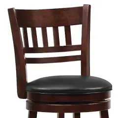 Wolcott Swivel 24" Counter Height Barstool - Charcoal Heather - Inspire Q