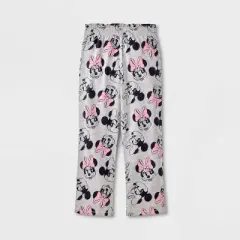Girls' Disney Minnie Mouse Adaptive Pants - Heather Gray
