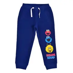 Sesame Street Boy's 2-Pack Awesome Sesame Squad Jogger Pant Set for Toddler