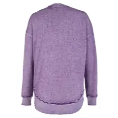 NBA Sacramento Kings Women's Burnout Crew Neck Fleece Sweatshirt