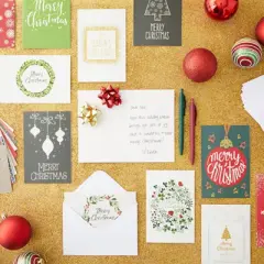 Best Paper Greetings 36 Pack Assorted Merry Christmas Cards Boxed with Envelopes, 4x6 Inches