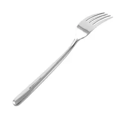 Unique Bargains Long Handle Utensil Stainless Steel Fruit Salad Dessert Fork 8.3'' Length 1 Pc