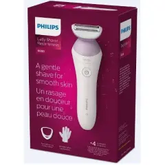 Philips Series 6000 Wet & Dry Women's Rechargeable Electric Shaver - BRL136/00 - 4pc