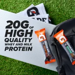 Gatorade Organic Protein Bar Chocolate Peanut Butter Protein Bar - 16.9oz/6ct: Muscle Growth, Sports Performance, 20g Protein, Chewy