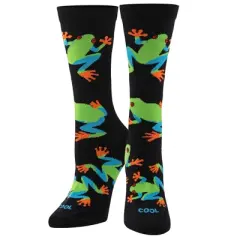 Cool Socks Cute and Fun Animal Print Novelty Crew Socks for Women, Size 5-10