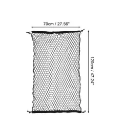 Unique Bargains Dog Car Net Barrier with Hook Black 1 Pc