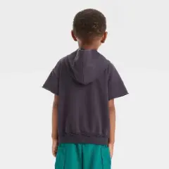 Grayson Mini Toddler Boys' Wave Hoodie Graphic T-Shirt - Black