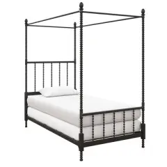 Emilia Metal Canopy Bed - Room & Joy
