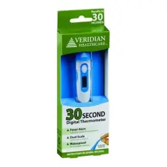 Veridian Oral & Rectal Digital Thermometer Stick Digital Display 08-355 1 Each
