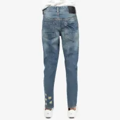 X RAY Boy's Heavy Rips Repaired Jeans