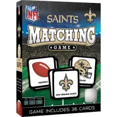 MasterPieces Officially Licensed NFL New Orleans Saints Matching Game for Kids and Families