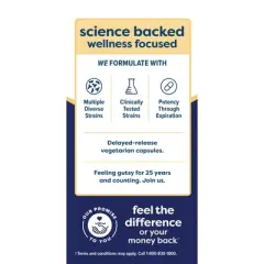 Renew Life Ultimate Flora Men's Care Probiotic, 90 Billion CFU, 30 Capsules