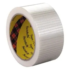 Scotch Bi-Directional Filament Tape - 50 mm x 50 m - Clear