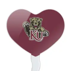 Kutztown Primary Logo Heart Love Cupcake Picks Toppers Decoration Set of 6