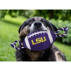 NCAA LSU Tigers Nylon Football Dog Toy