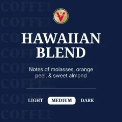 Victor Allen's Coffee Hawaiian Blend, 72 Count (6 Pack, 12 Count), Medium Roast, Single Serve Coffee Pods for Keurig K-Cup Brewers