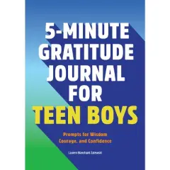 5-Minute Gratitude Journal for Teen Boys - by  Lauren Blanchard Zalewski (Paperback)