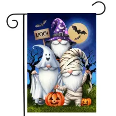 Briarwood Lane Halloween Garden Flag 12x18 For Outdoor Costumed Gnomes For Halloween Garden Flag Flags For Outside