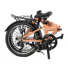 ZiZZO Forte Duty 7-Speed 20" Folding Bike - Coral