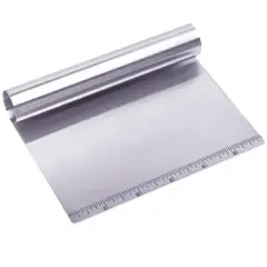 Progressive Stainless Steel Bash n' Chop Chef's Scoop Pastry Scraper