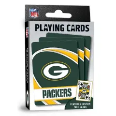 MasterPieces Officially Licensed NFL Green Bay Packers Playing Cards - 54 Card Deck for Adults