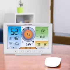 AcuRite Iris Pro Weather Station with WiFi to Weather Underground: Indoor Outdoor Monitoring, Wind & Rain Data, White