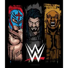 Men's WWE Rey Mysterio Roman Reigns and Bobby Lashley T-Shirt