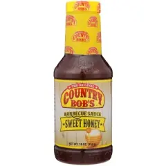 Country Bobs Sauce Barbecue Sweet Honey - Case of 6 - 18 fo