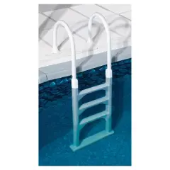Aluminum/Resin In-Pool Ladder for Above Ground Pools