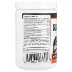 StrellaLab Glucosamine Chews, Max Strength, Senior Advanced, For Dogs, Chicken, 120 Soft Chews, 12.6 oz (360 g)