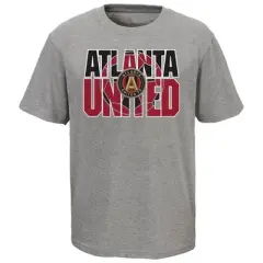 MLS Atlanta United FC Boys' Gray Poly T-Shirt