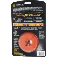 Starmark Everlasting Treat Bento Ball Tough Dog Stimulated Toy - Medium(under 40 pounds)