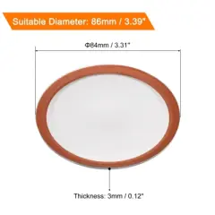 Unique Bargains Wide Mouth Leak Proof Canning Lids Fits Storage Cover 50 Pcs