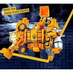 Big Mo's Toys 5 in 1 Transforming Truck Robot