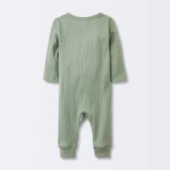 Baby 2pk Basic Wide Rib Romper - Cloud Island&trade; Green
