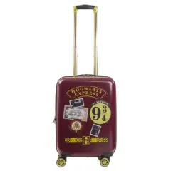 WB Harry Potter Ful Hogwart Express Hardside Printed Abs 21 Inch Luggage Burgundy