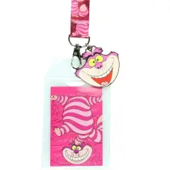 Disney Alice in Wonderland Cheshire Cat Breakaway Lanyard ID Badge Holder