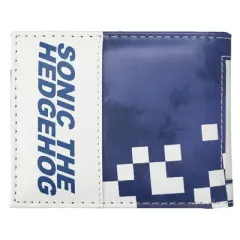 Sonic The Hedgehog Main Character Men's Blue Bifold Wallet