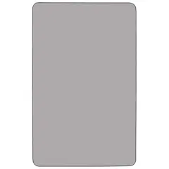 Flash Furniture Mobile 30''W x 48''L Rectangular Thermal Laminate Activity Table - Standard Height Adjustable Legs