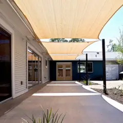 Sun Shade Sail Canopy UV Block &ndash; Waterproof Outdoor Shelter for Patio, Deck, Garden - Beige - 16X20