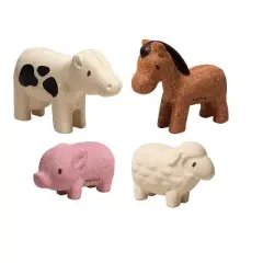 Plantoys| Farm Animals Wooden Figure Set
