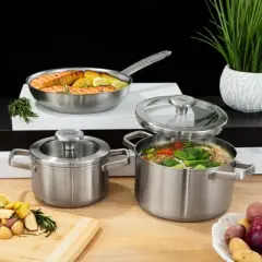 BergHOFF Graphite Recycled 18/10 Stainless Steel Frying Pan 10"