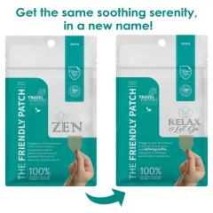 The Friendly Patch Zen Patches 8 Stress, Relax, Calm, Ashwagandha, Gaba & Gotu Kola