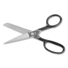 Clauss Hot Forged Carbon Steel Shears, 7" Long, 3.13" Cut Length, Black Straight Handle