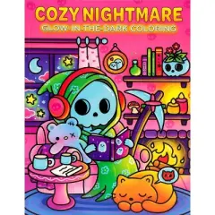 Cozy Nightmare Glow-In-The-Dark Coloring - by  Editors of Thunder Bay Press (Paperback)