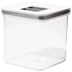 2.6 Qt Airtight Food Storage Box Square, with Locking Mechanism, Clear Kitchen Pantry Organizer