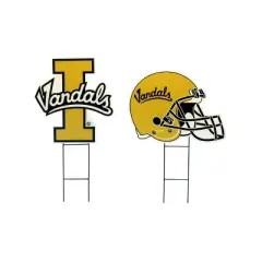 NCAA Idaho Vandals 2pk Logo and Helmet Garden Stake Set