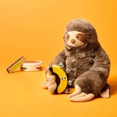 11" Sloth Stuffed Animal - Gigglescape&trade;: Polyester, Zoo Animal, Ages 1+