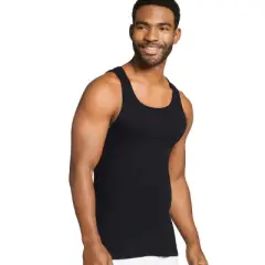 Jockey Men's 100% Cotton A-Shirt Tank - 8 Pack